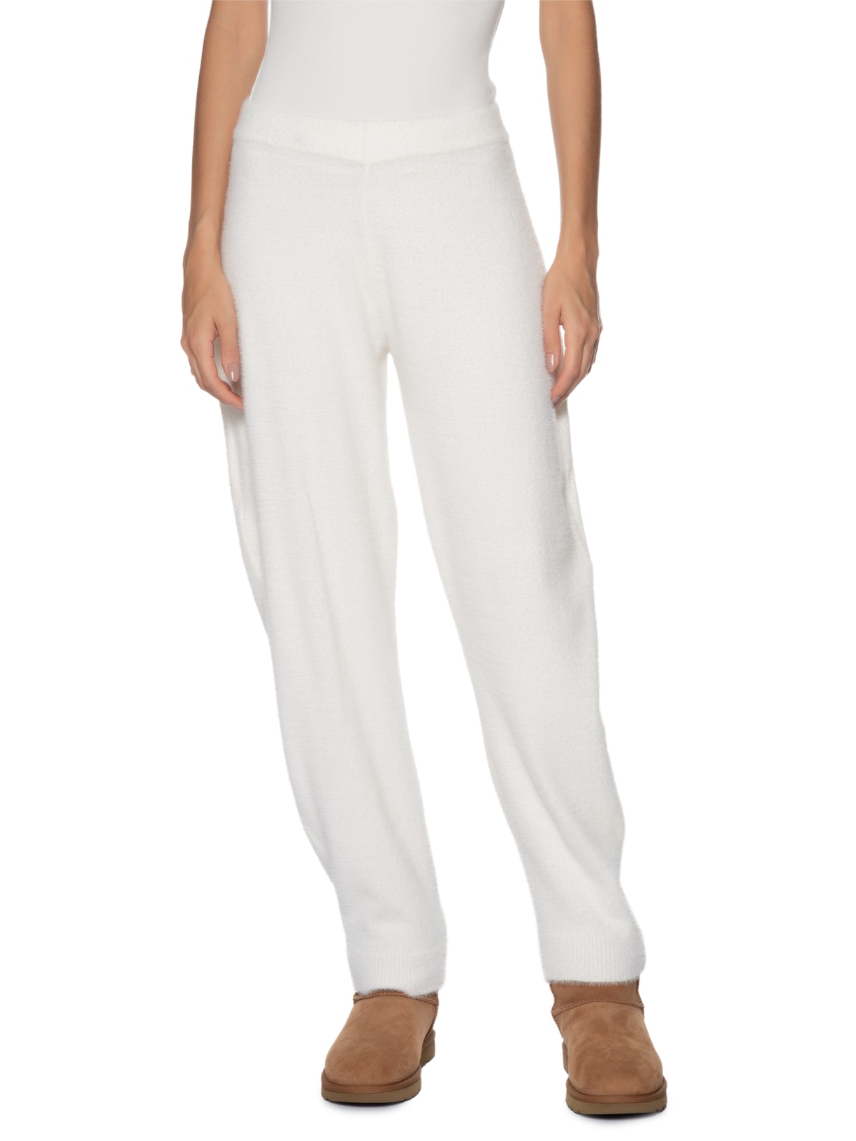 Calça Feminina Tricot Laurita Branco Andrea Bogosian