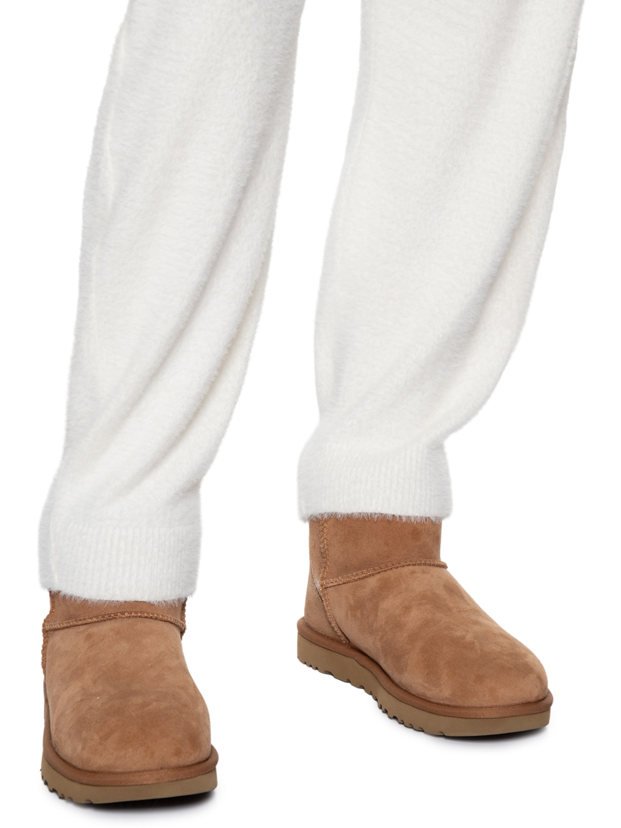 Calça Feminina Tricot Laurita Branco Andrea Bogosian