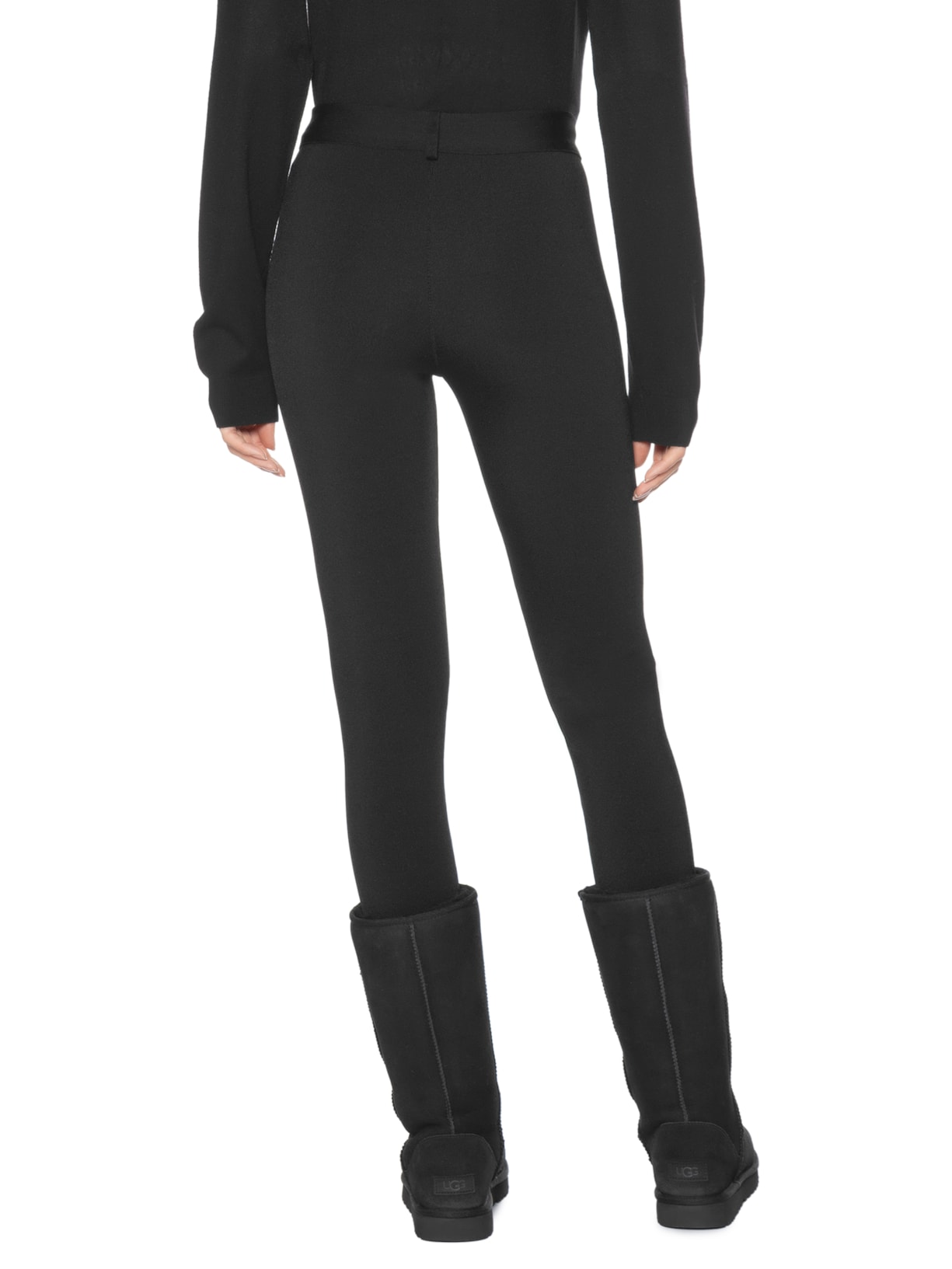 Calça Feminina Tricot Ligro Preto Andrea Bogosian