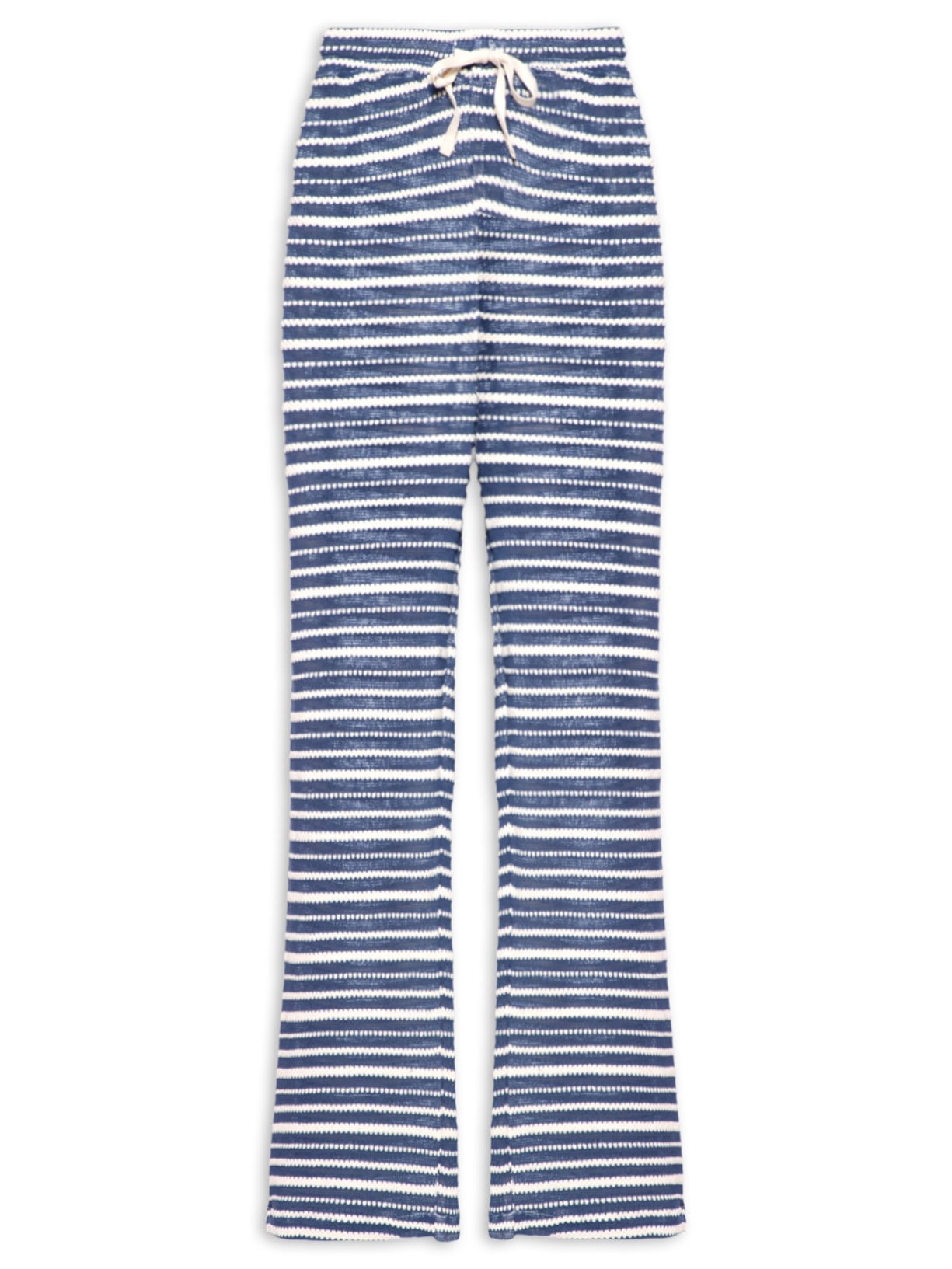 Calça Feminina Tricot Listrado Lilly Azul August Swim