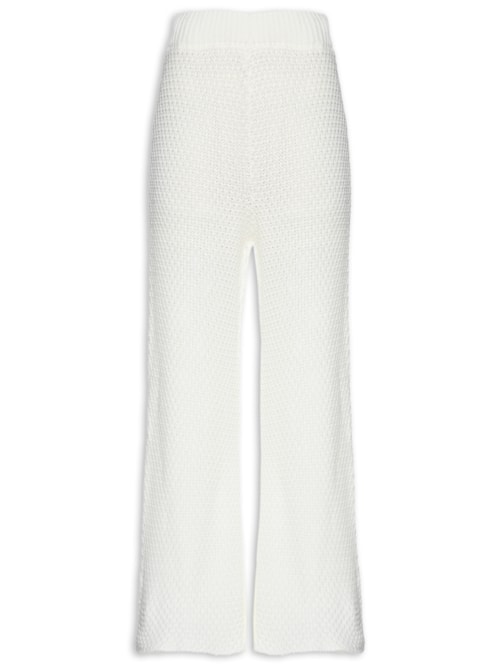 Calça Feminina Tricot - Off White