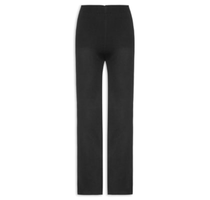 Calça Feminina Tricot Pantalona - Preto