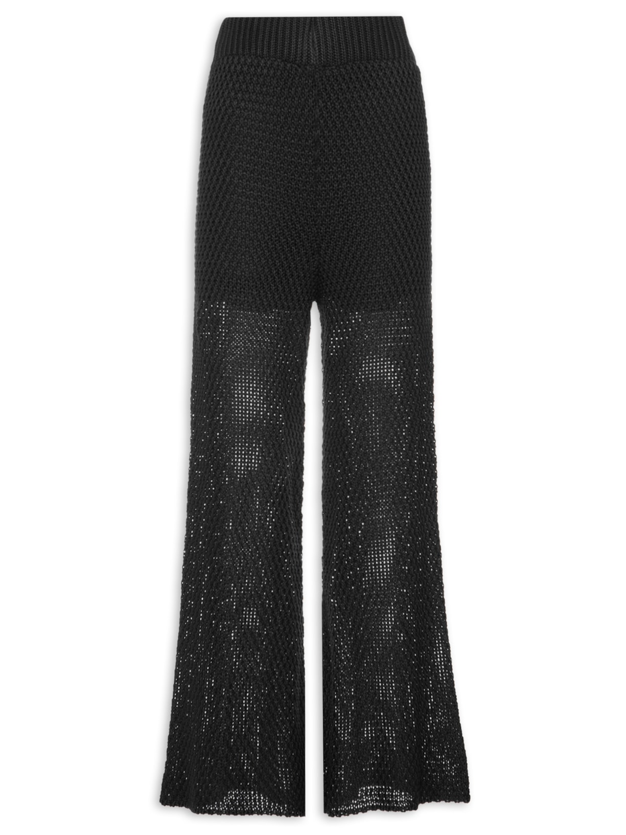 Calça Feminina Tricot - Preto