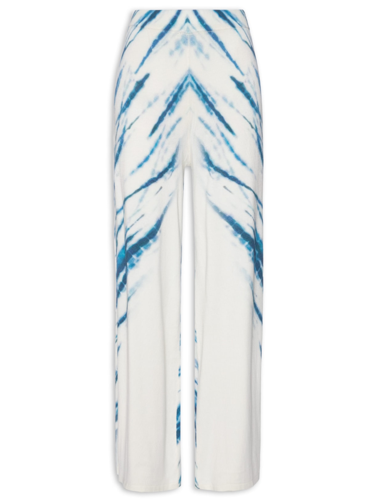 Calça Feminina Tricot Tie Dye - Branco