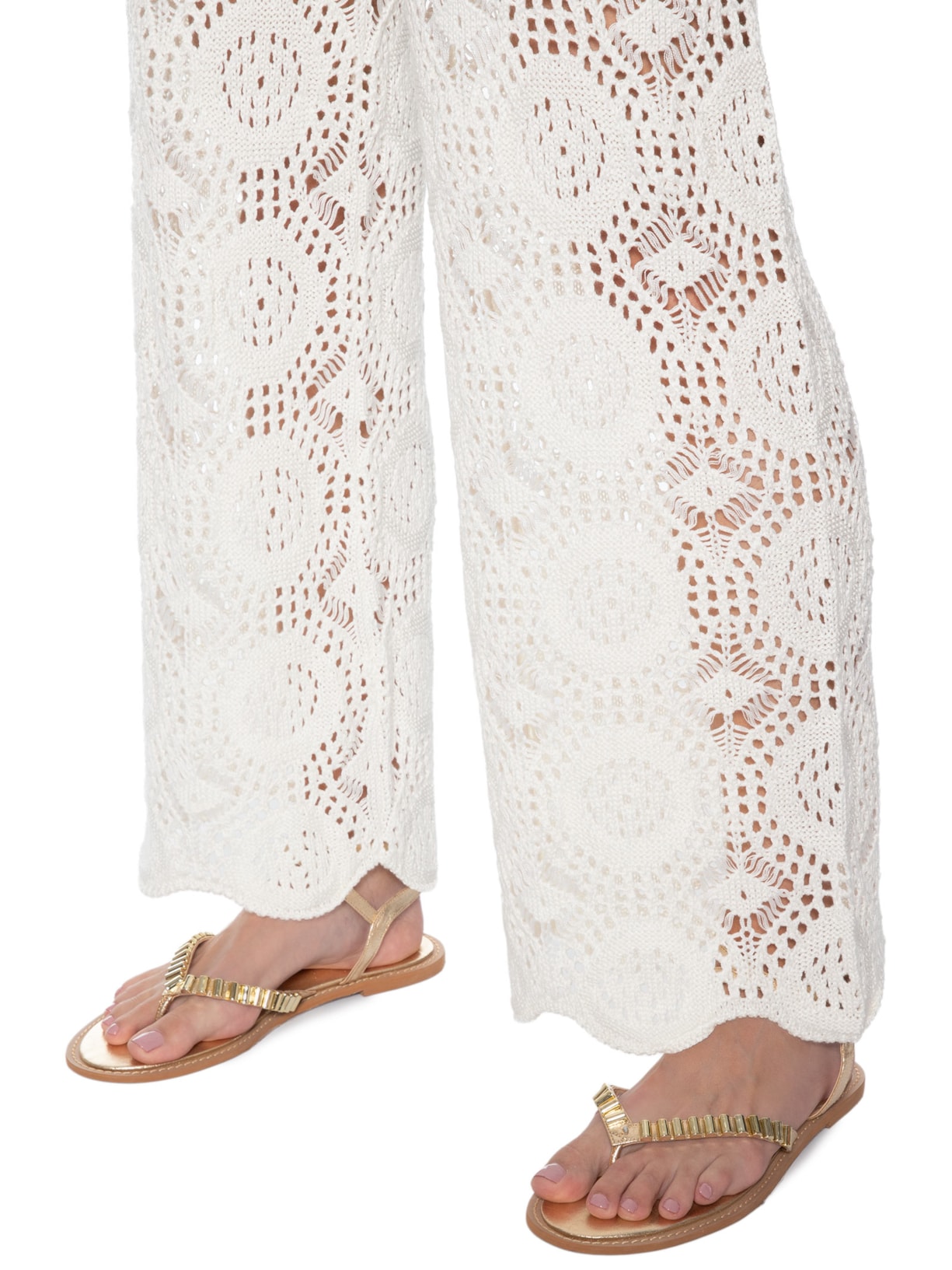 Calça Feminina Tricot Veraneio Branco Dress To