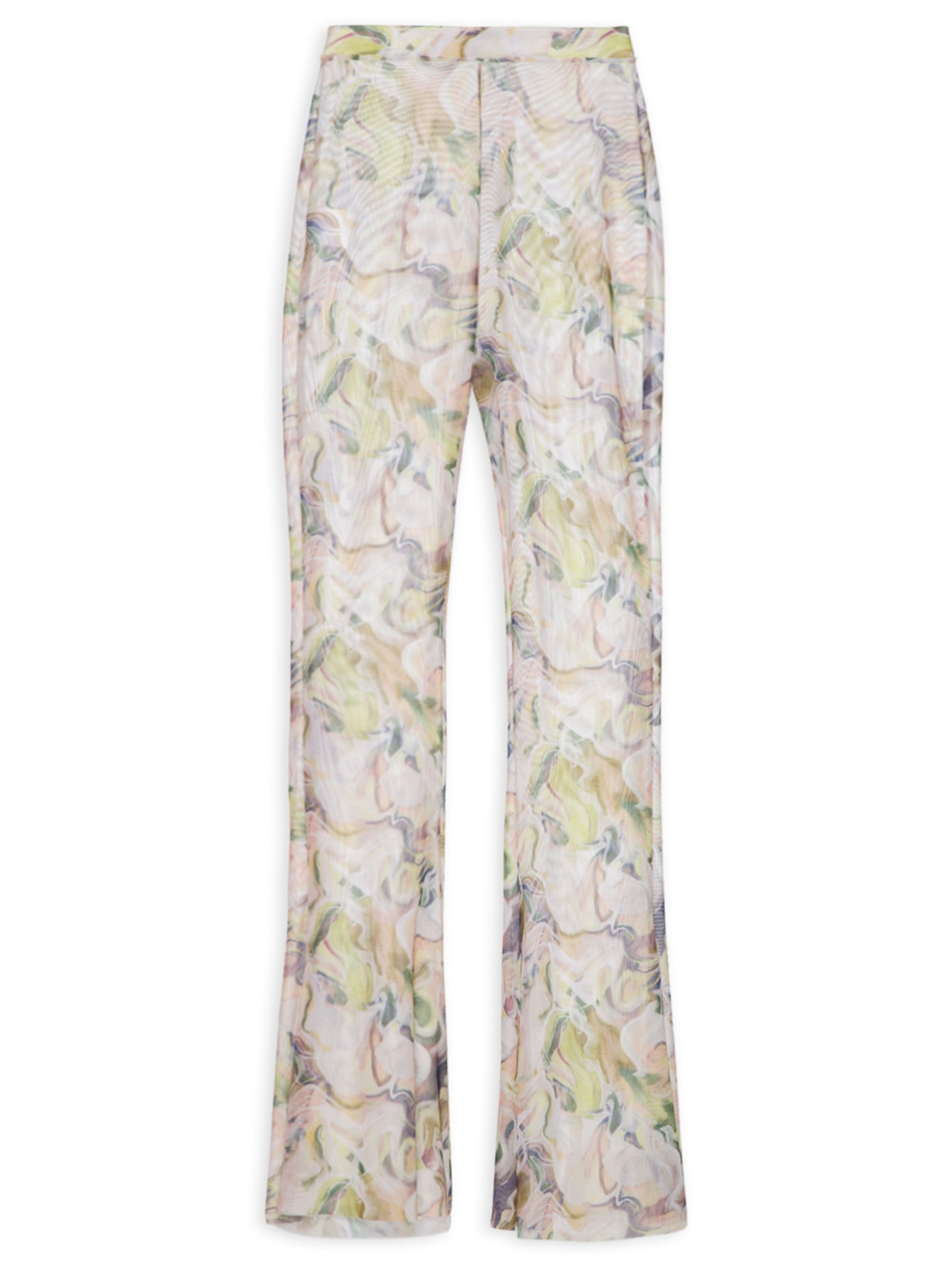 Calça Feminina Tule Aquarela Helena - Off White