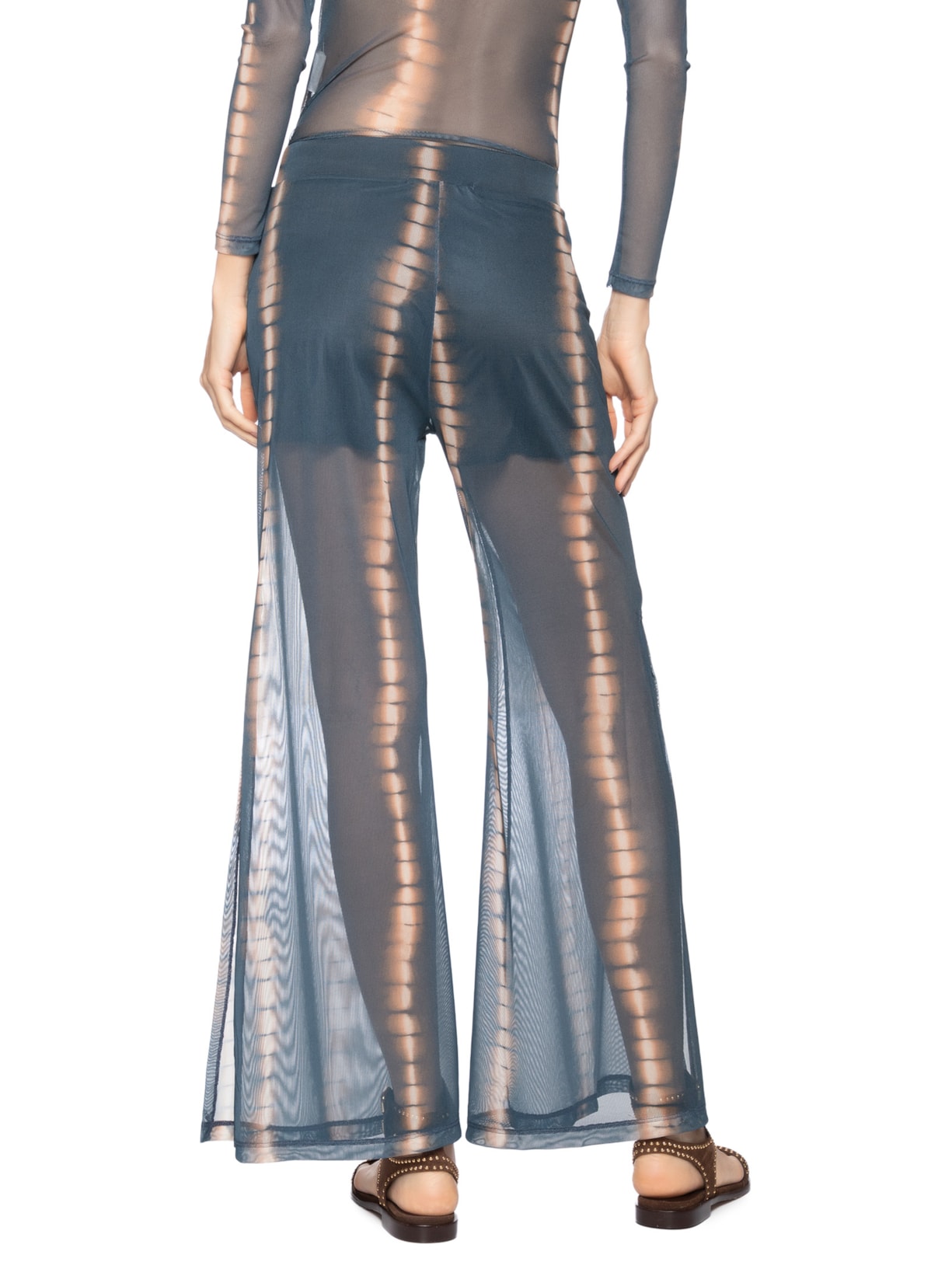 Calça Feminina Tule Estampa Balangan Jasper Azul Maria Filó