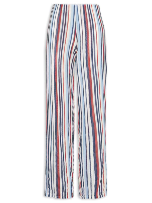 Calça Feminina Tule Estampa Listra Verano – Azul
