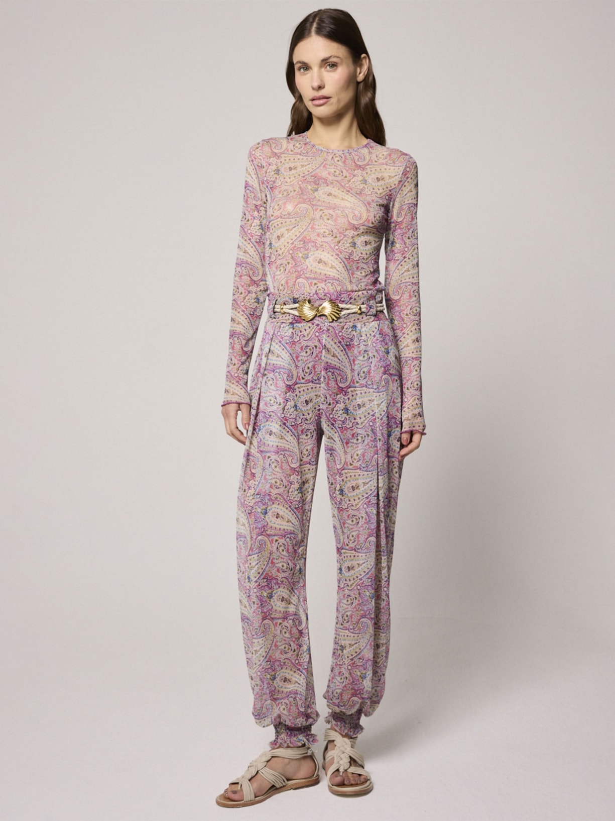 Calça Feminina Tule Holi V26 Rosa Mixed