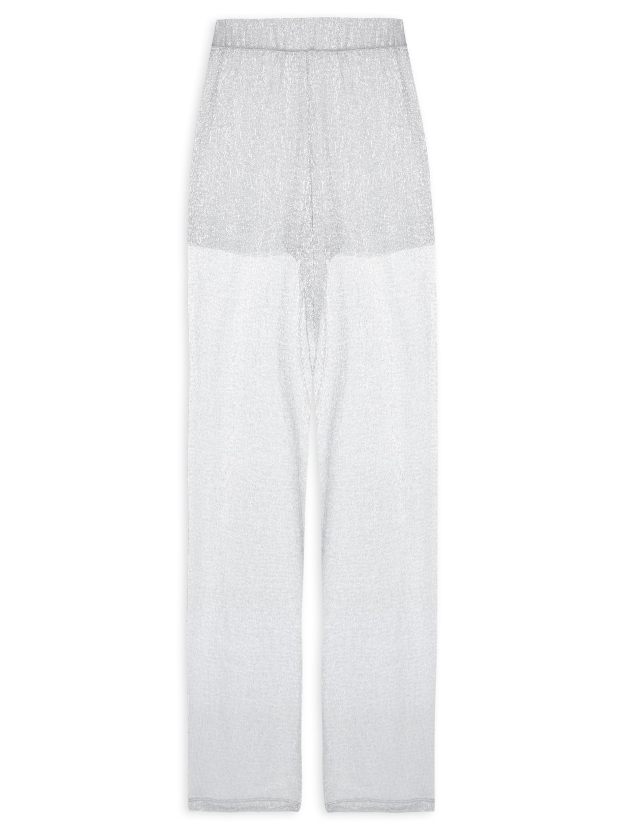 Calça Feminina Tule Lurex - Prata