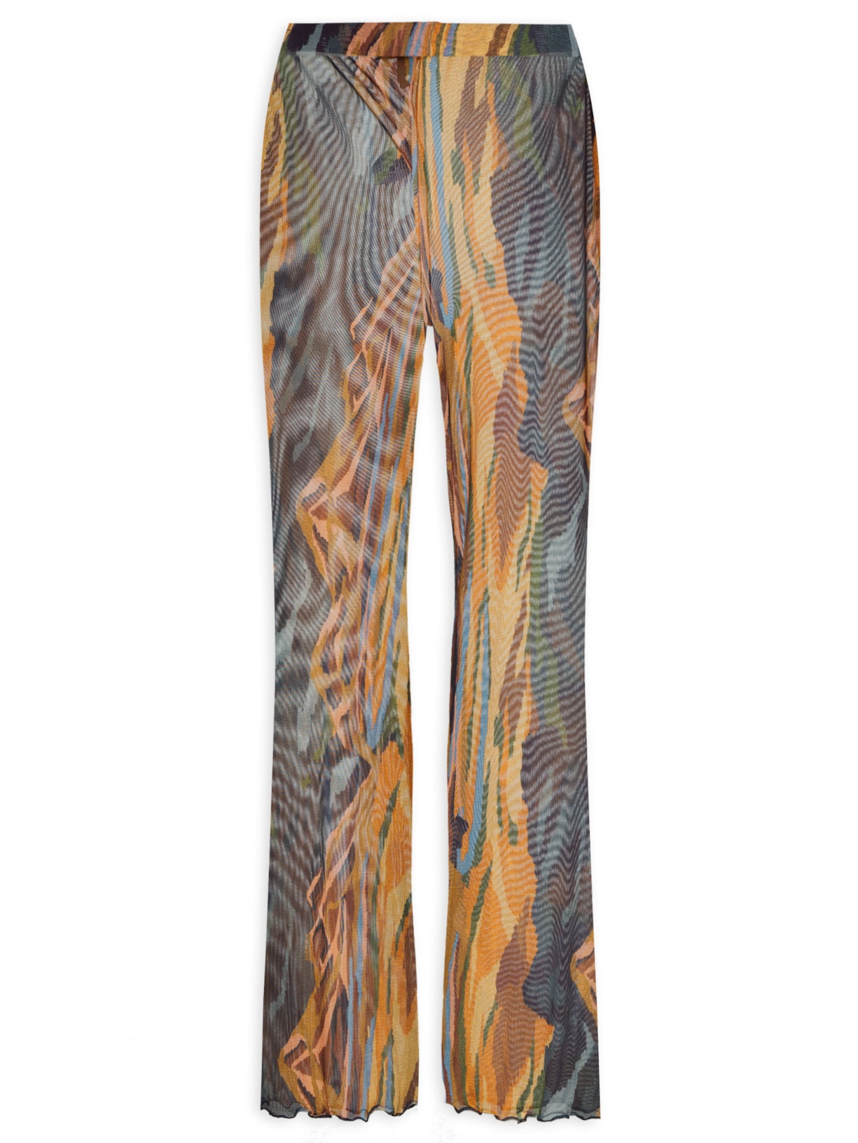 Calça Feminina Tule Montanhas Coloridas - Marrom