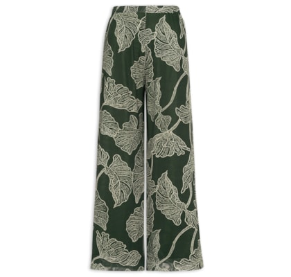 Calça Feminina Tule Ramos - Verde