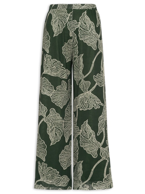 Calça Feminina Tule Ramos - Verde