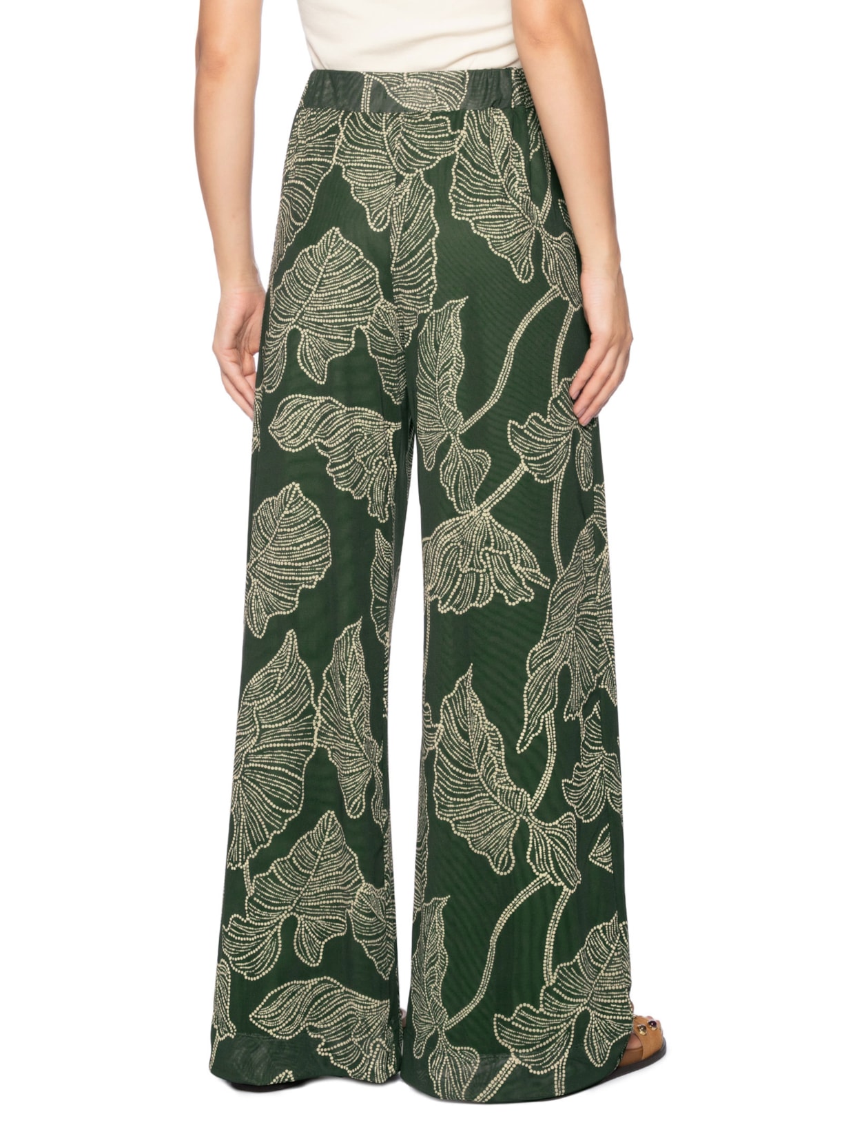 Calça Feminina Tule Ramos Verde Dress To