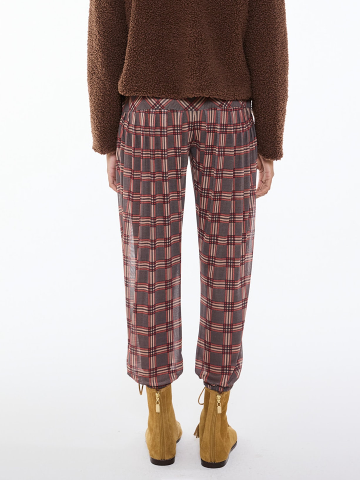 Calça Feminina Tule Scotland I26 Marrom Mixed