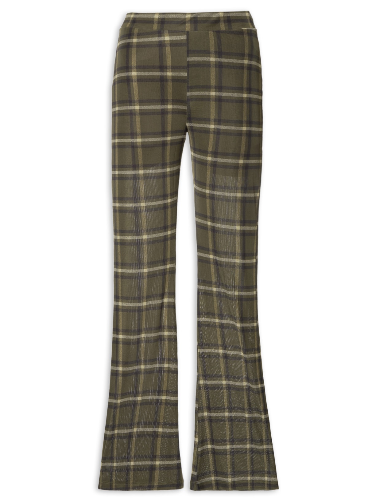 Calça Feminina Tule Xadrez - Verde