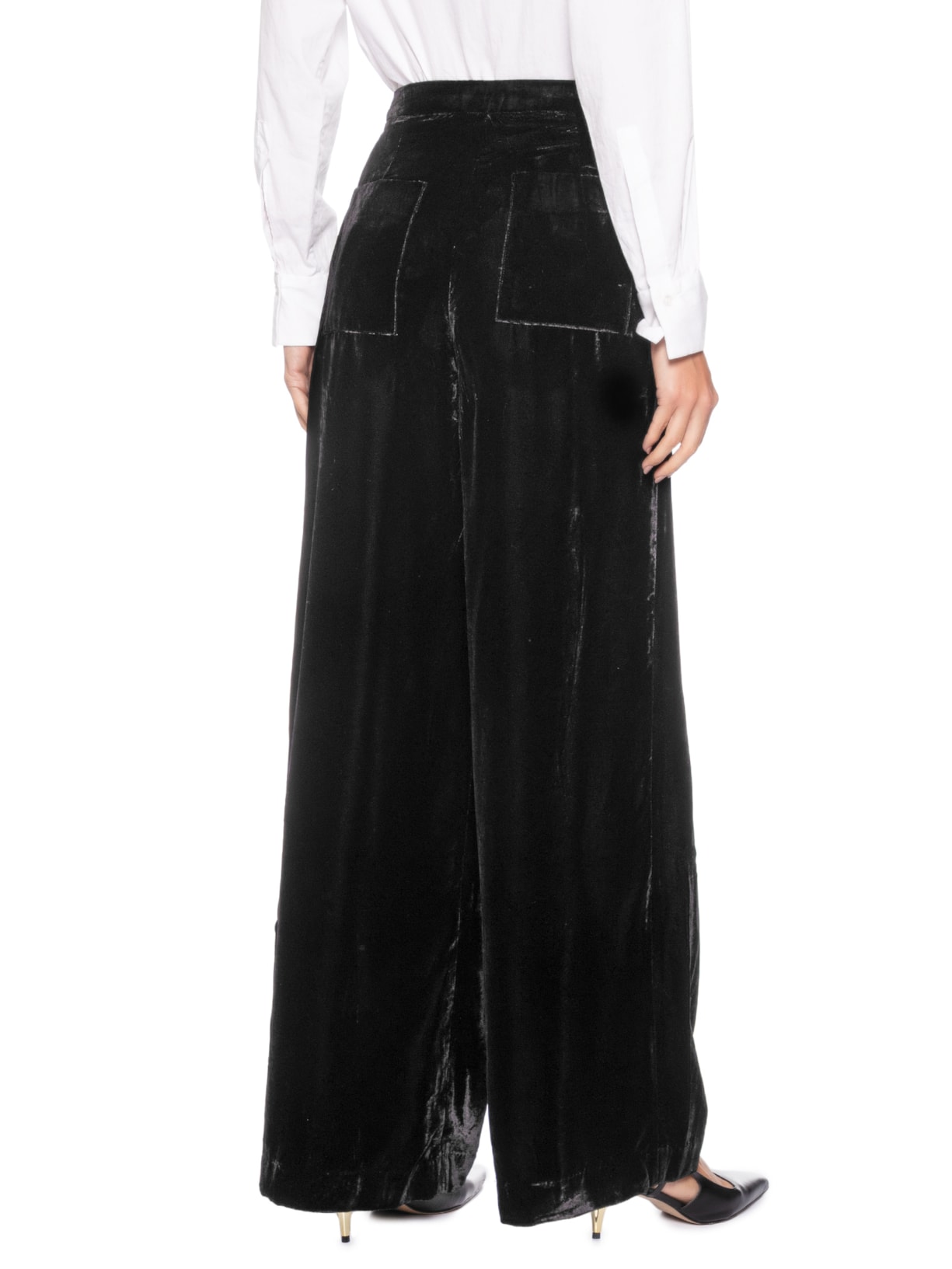 Calça Feminina Veludo Haley Preto Le Lis