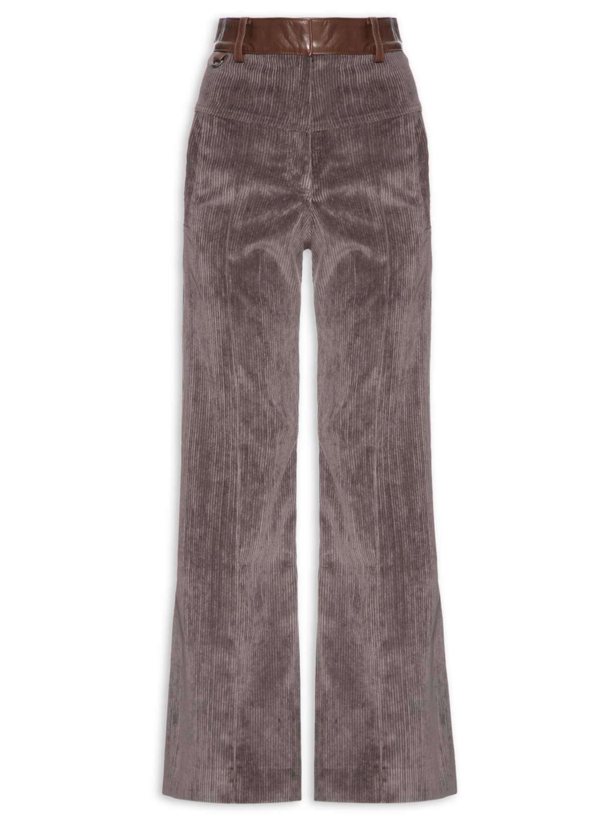 Calça Feminina Veludo Larja - Cinza