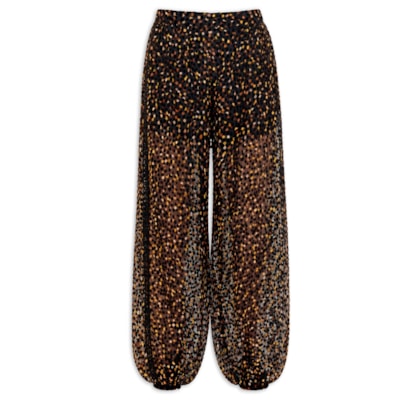 Calça Feminina Velvet Pois I26 - Preto