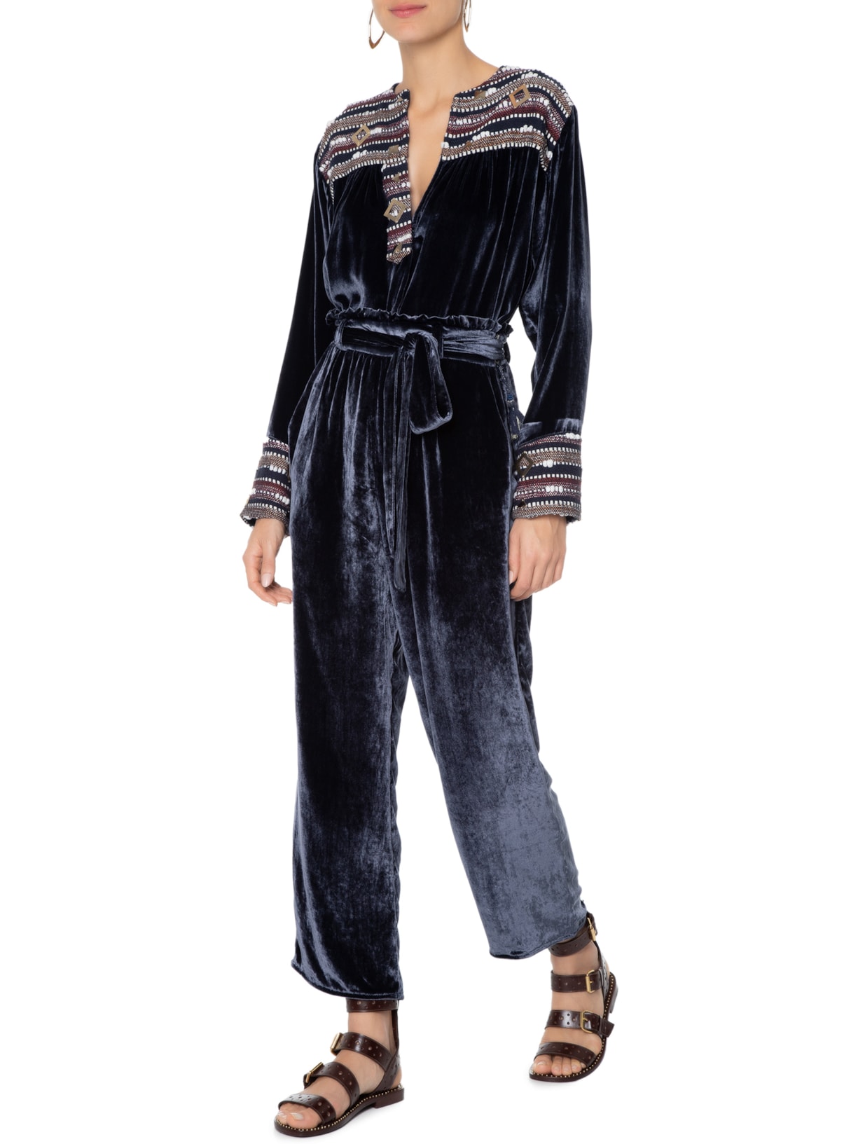 Calça Feminina Velvet Sky Azul Savy