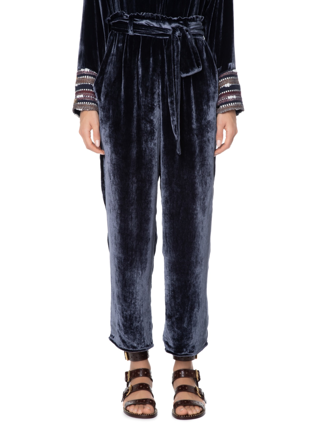 Calça Feminina Velvet Sky Azul Savy