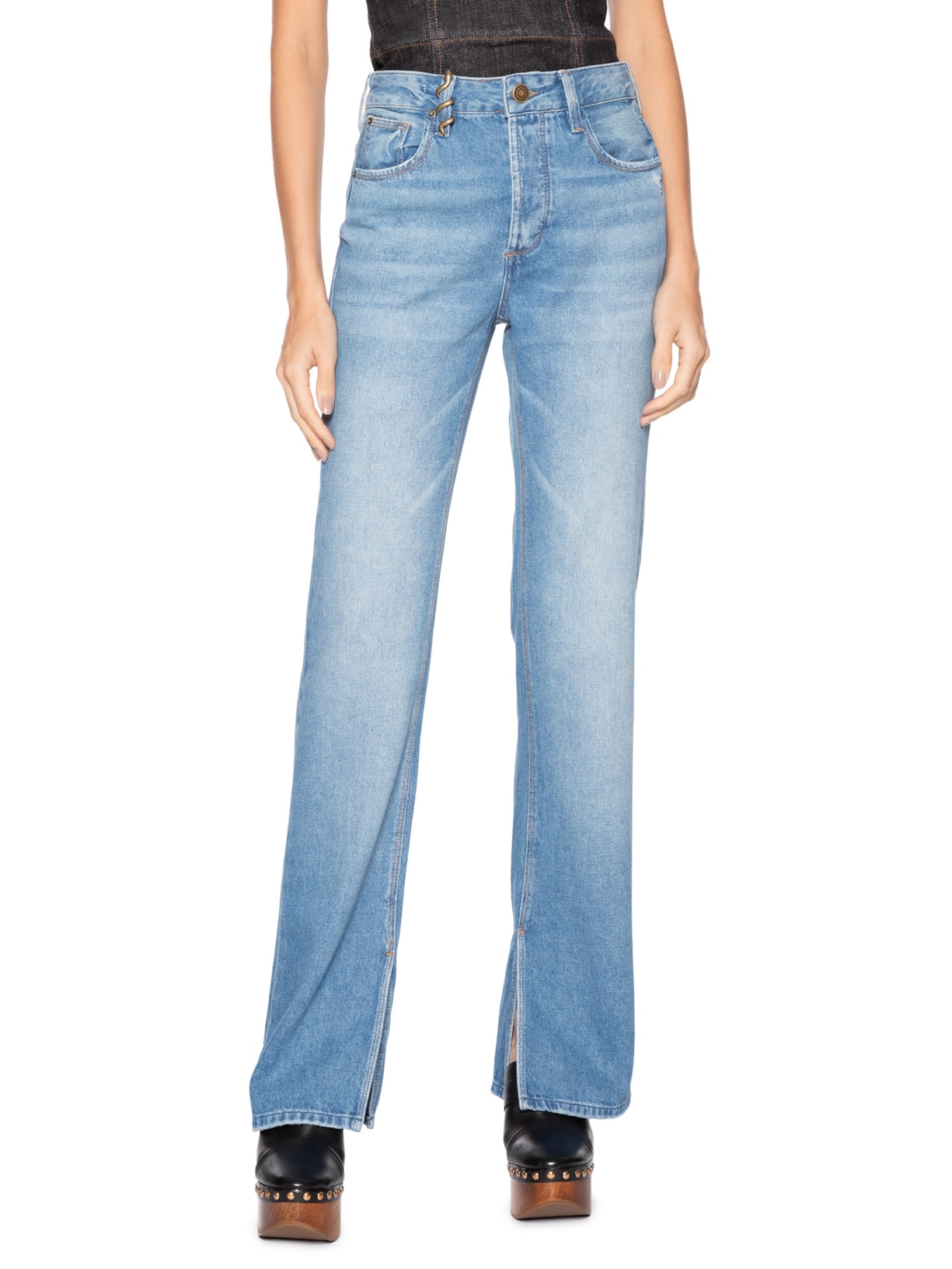 Calça Feminina Veronica Babyblue Azul Bo.bô