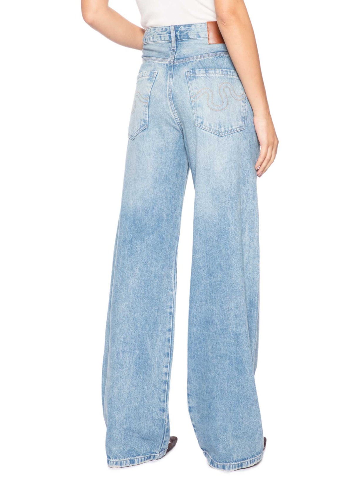 Calça Feminina Vintage Claro Azul Bo.bô