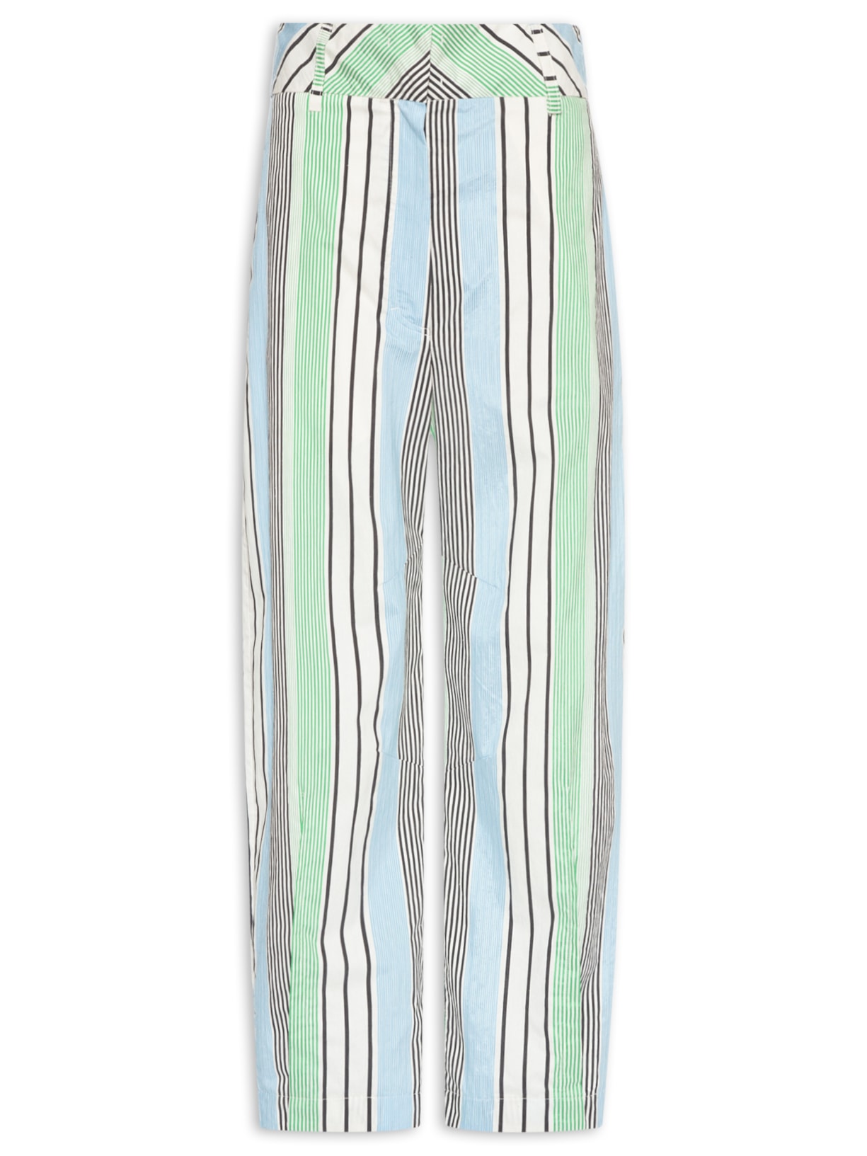 Calça Feminina Vintage Stripes Naomi Verde Nk
