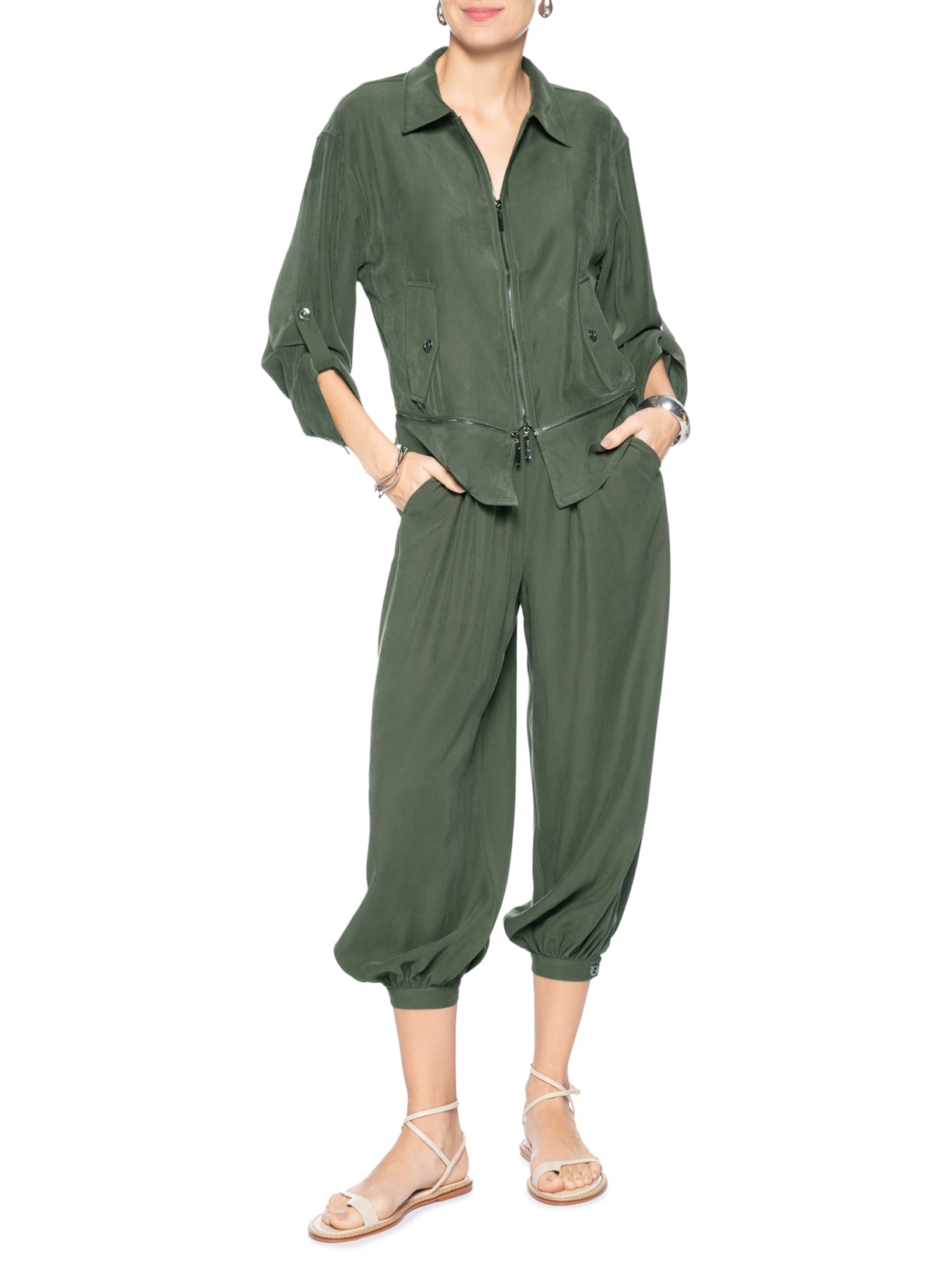 Calça Feminina Vitória Verde Le Lis