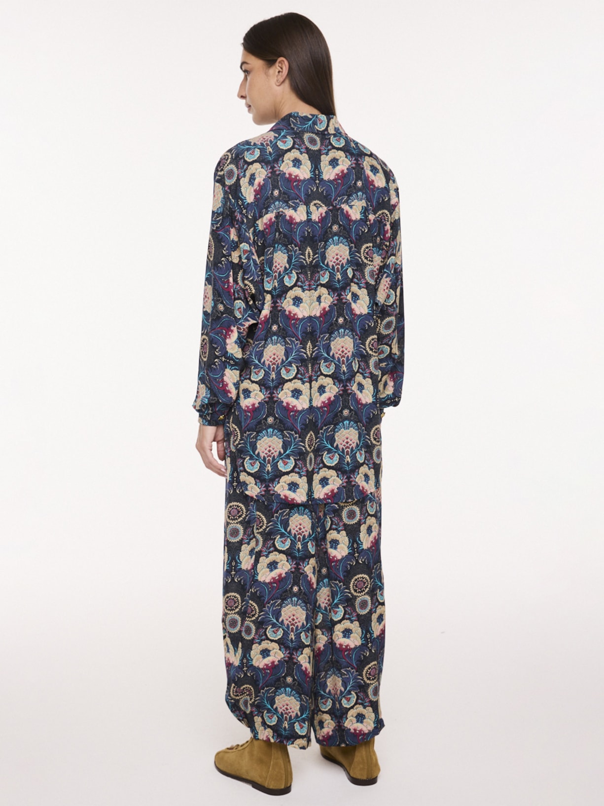 Calça Feminina Wallpaper I26 Azul Mixed