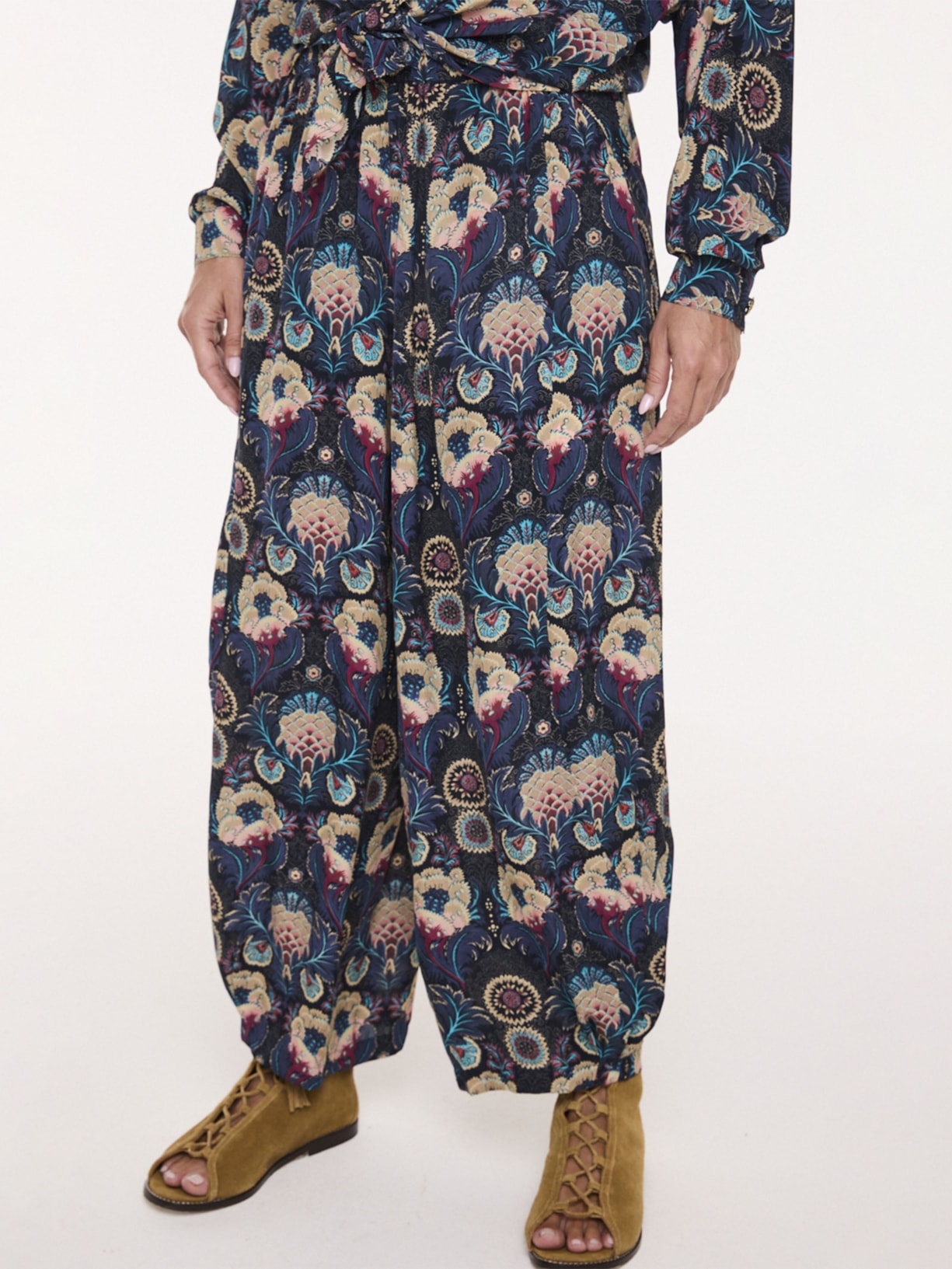 Calça Feminina Wallpaper I26 Azul Mixed