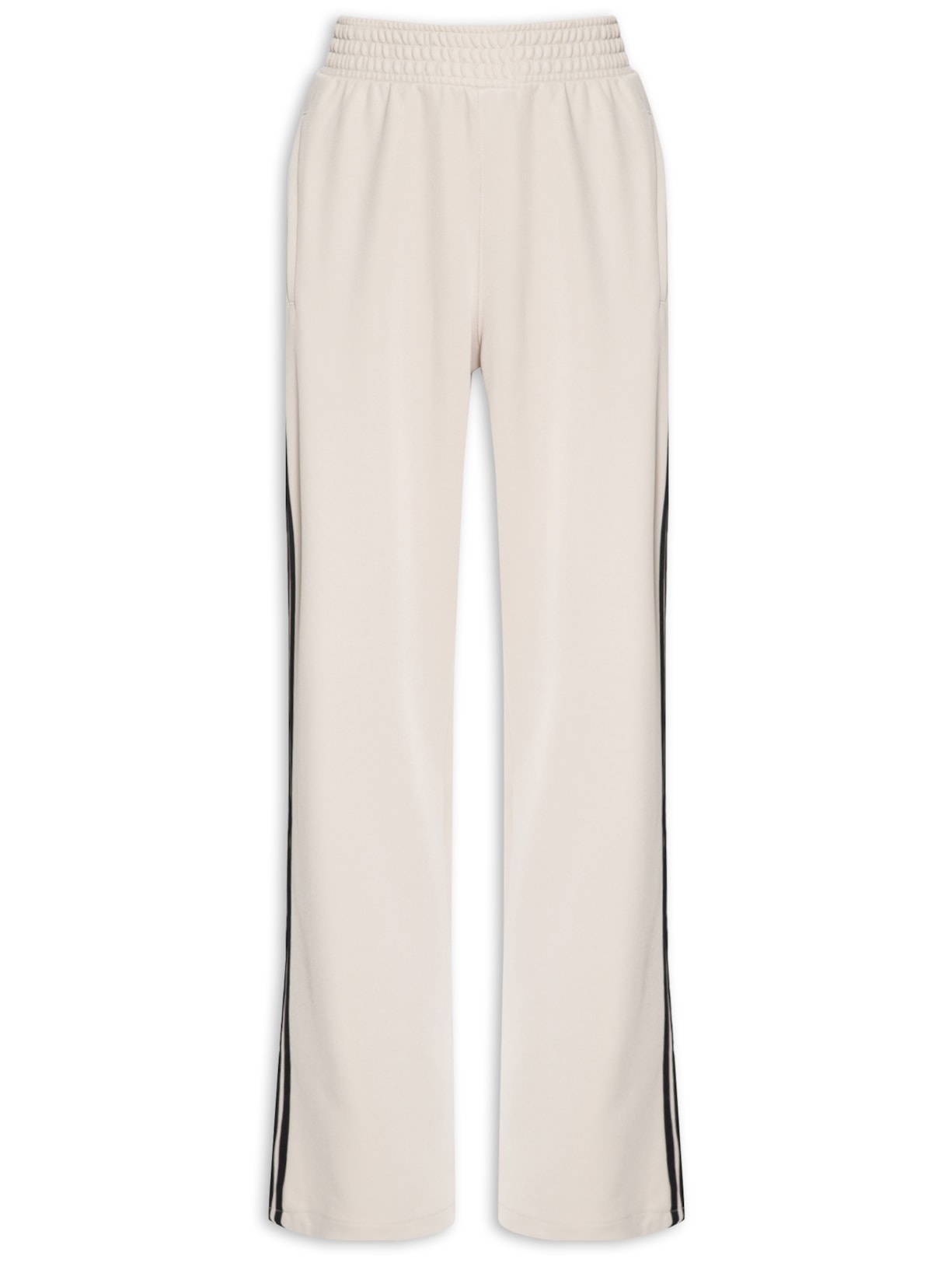 Calça Feminina Warm Up Wide Leg - Bege