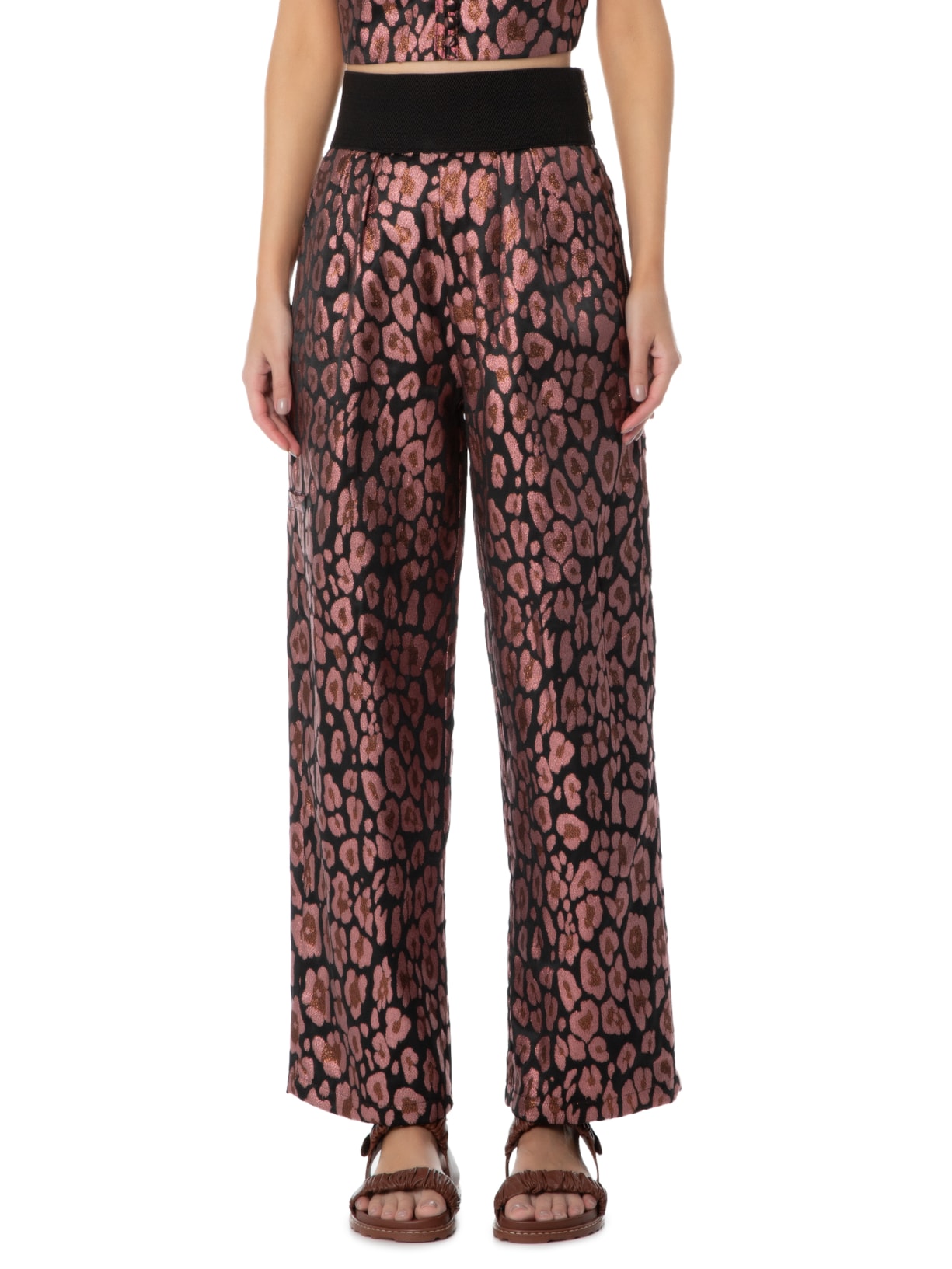 Calça Feminina Was Onça Animal Print Cruise