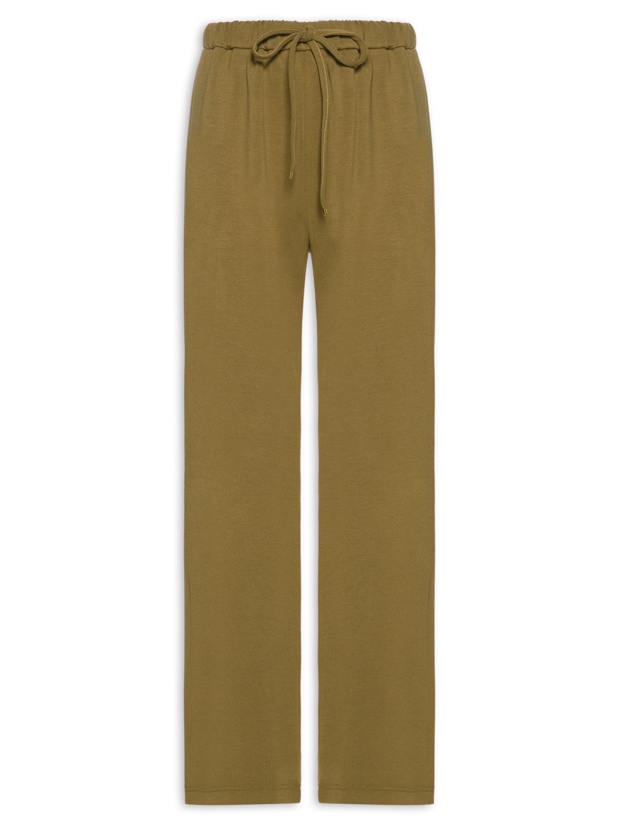 Calça Feminina Wide Leg Marrom Animale Jeans