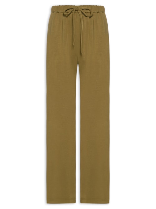 Calça Feminina Wide Leg - Marrom