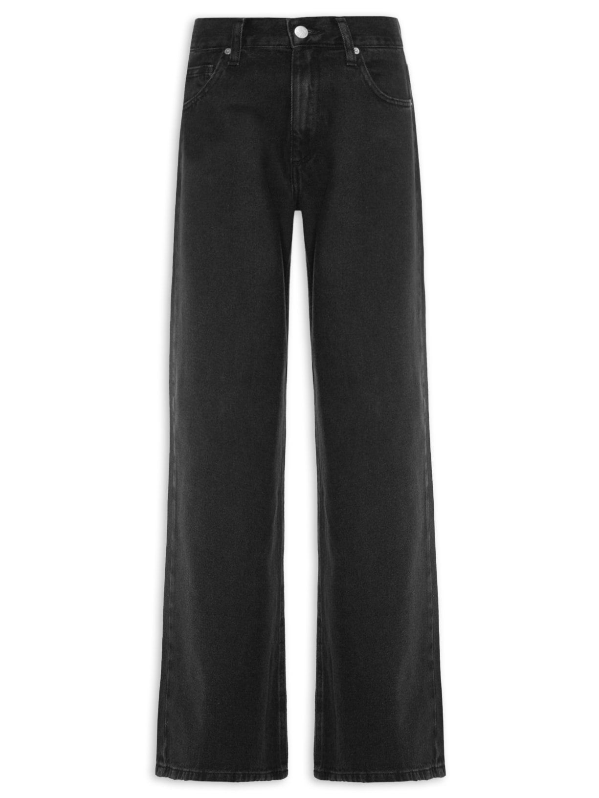 Calça Feminina Wide Leg Preto Farm