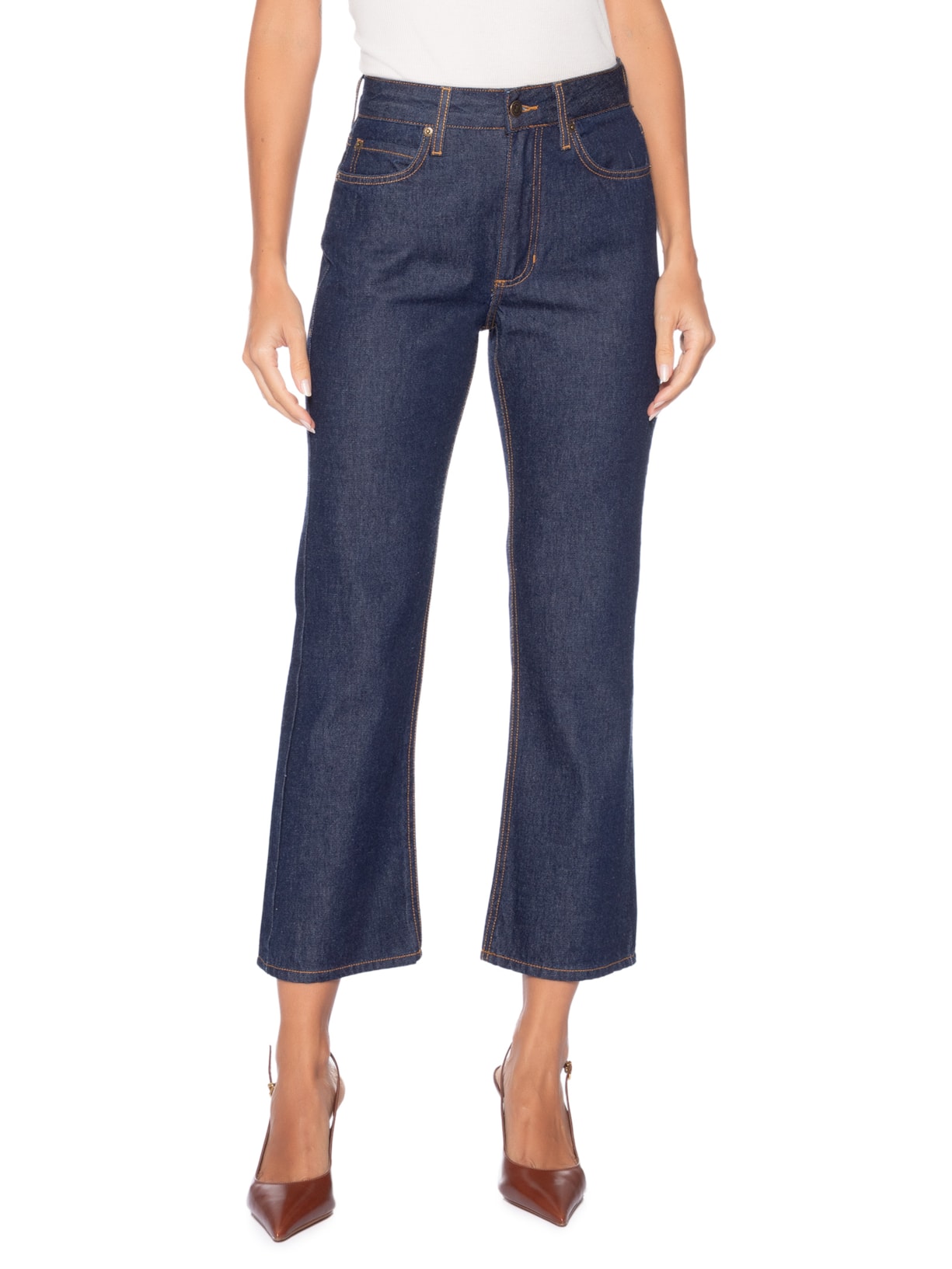 Calça Feminina Willow Azul Carol Bassi