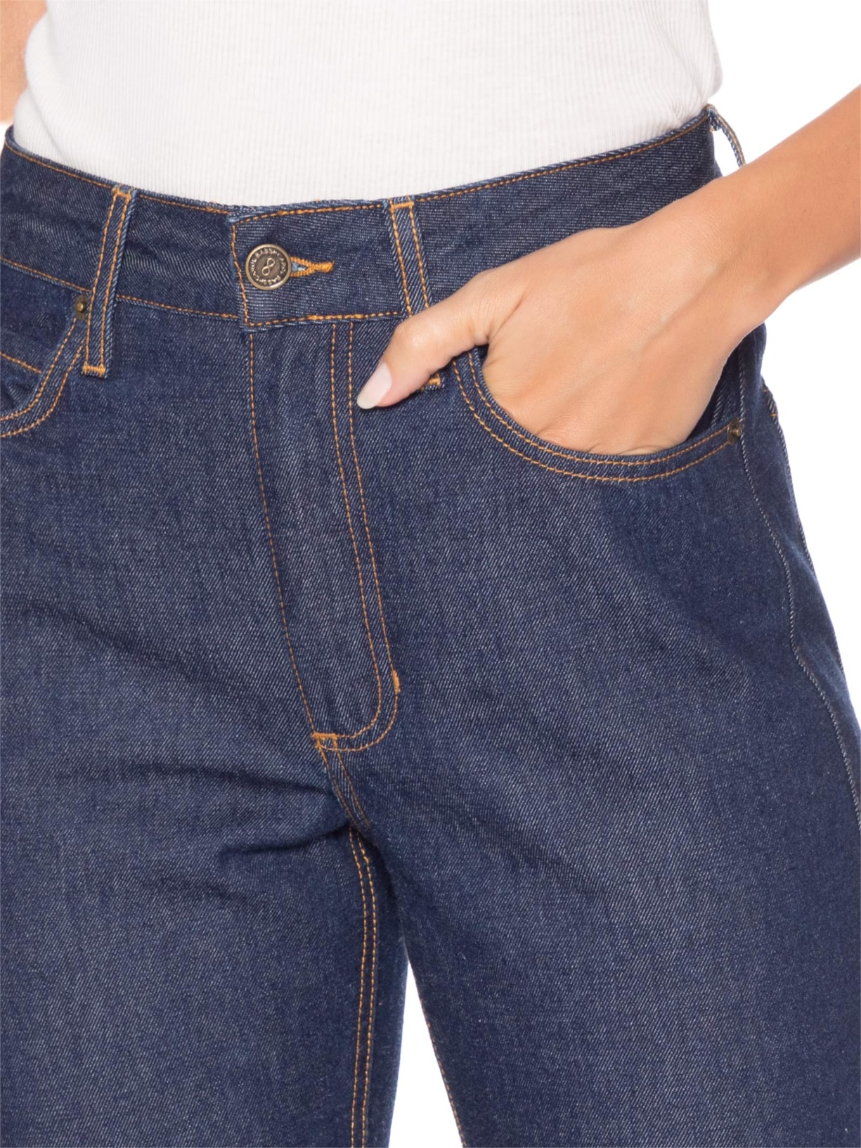 Calça Feminina Willow Azul Carol Bassi