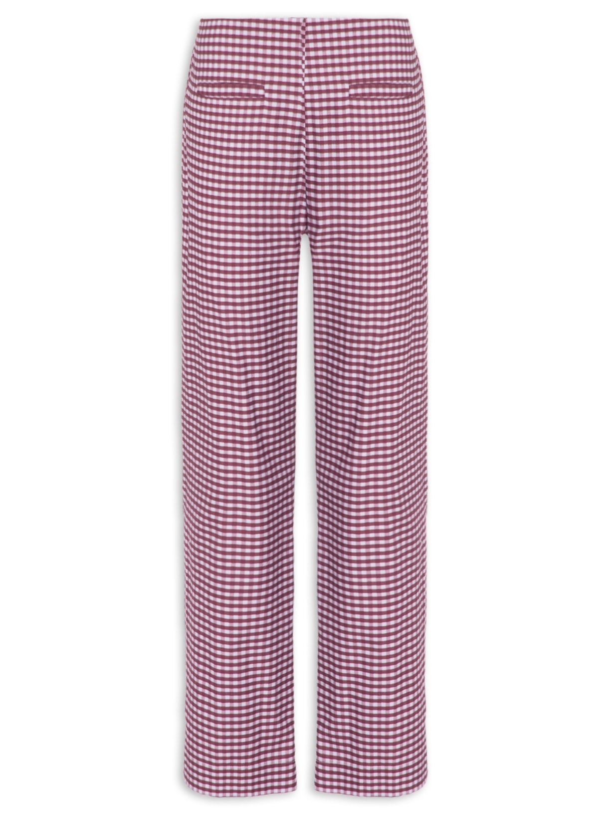 Calça Feminina Xadrez Piquenique - Rosa