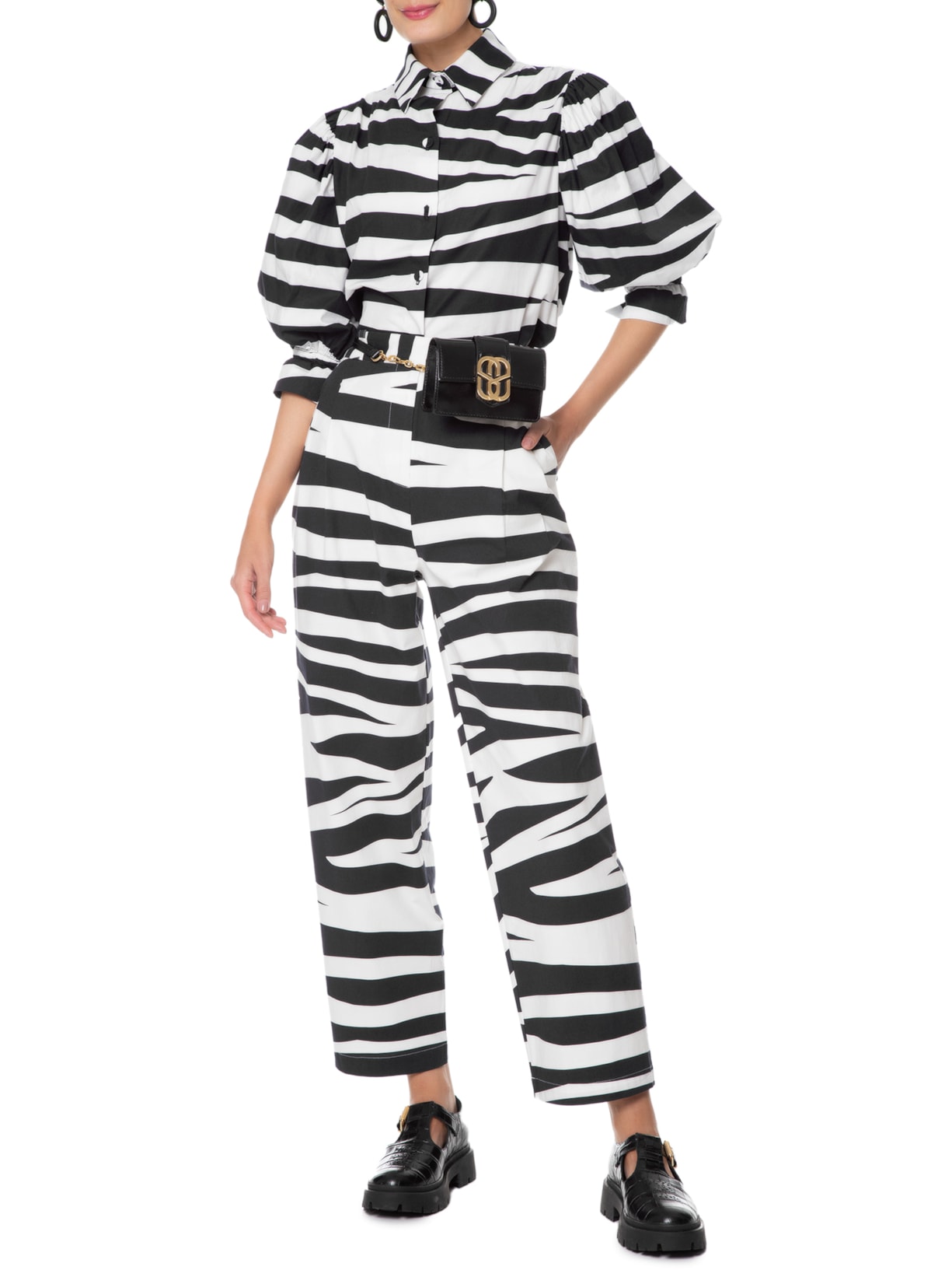 Calça Feminina Zebra Animal Print Gude