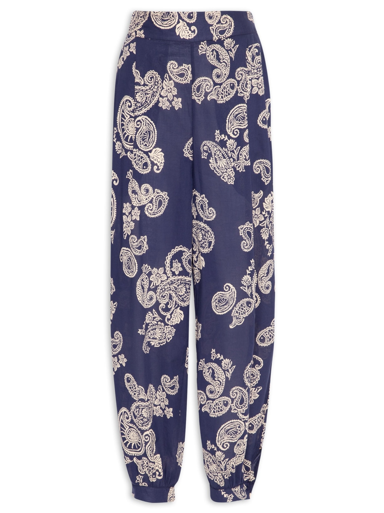 Calça Feminino Estampa Marinha – Azul Dress To