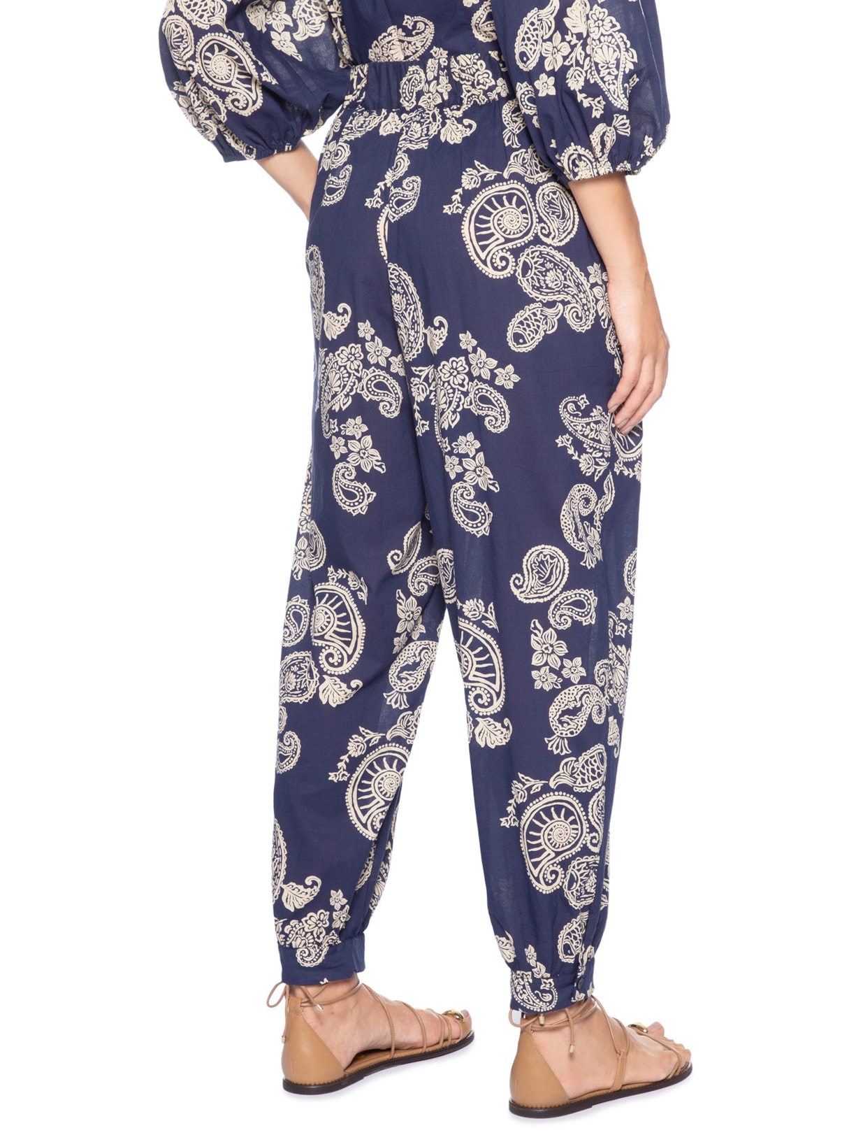 Calça Feminino Estampa Marinha – Azul Dress To