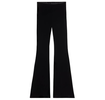 Calça Flare Em Veludo - Preto