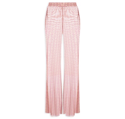 Calça Flare Feminina Tule Geo - Rosa