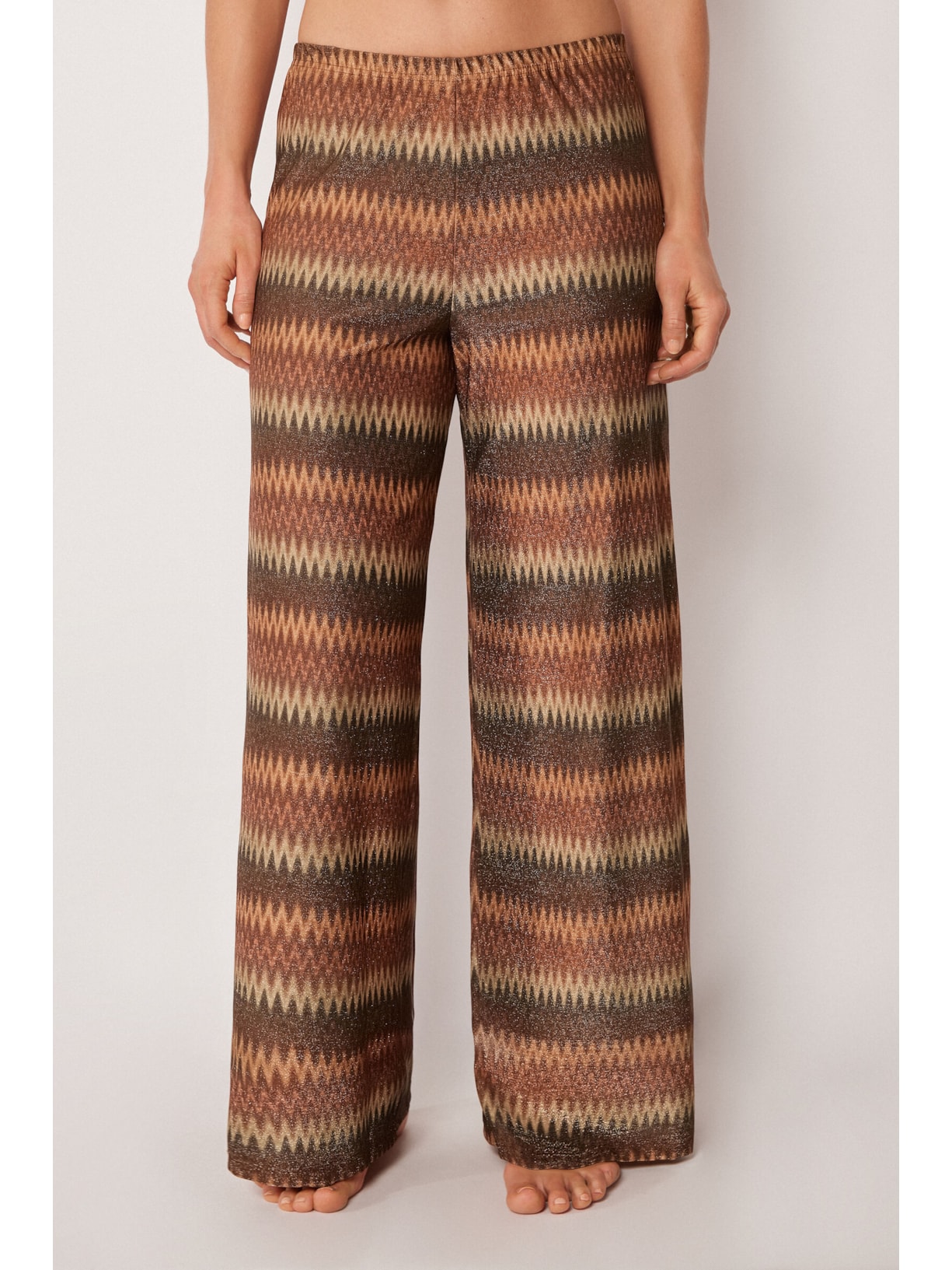 Calça Golden Chevron Marrom Calzedonia