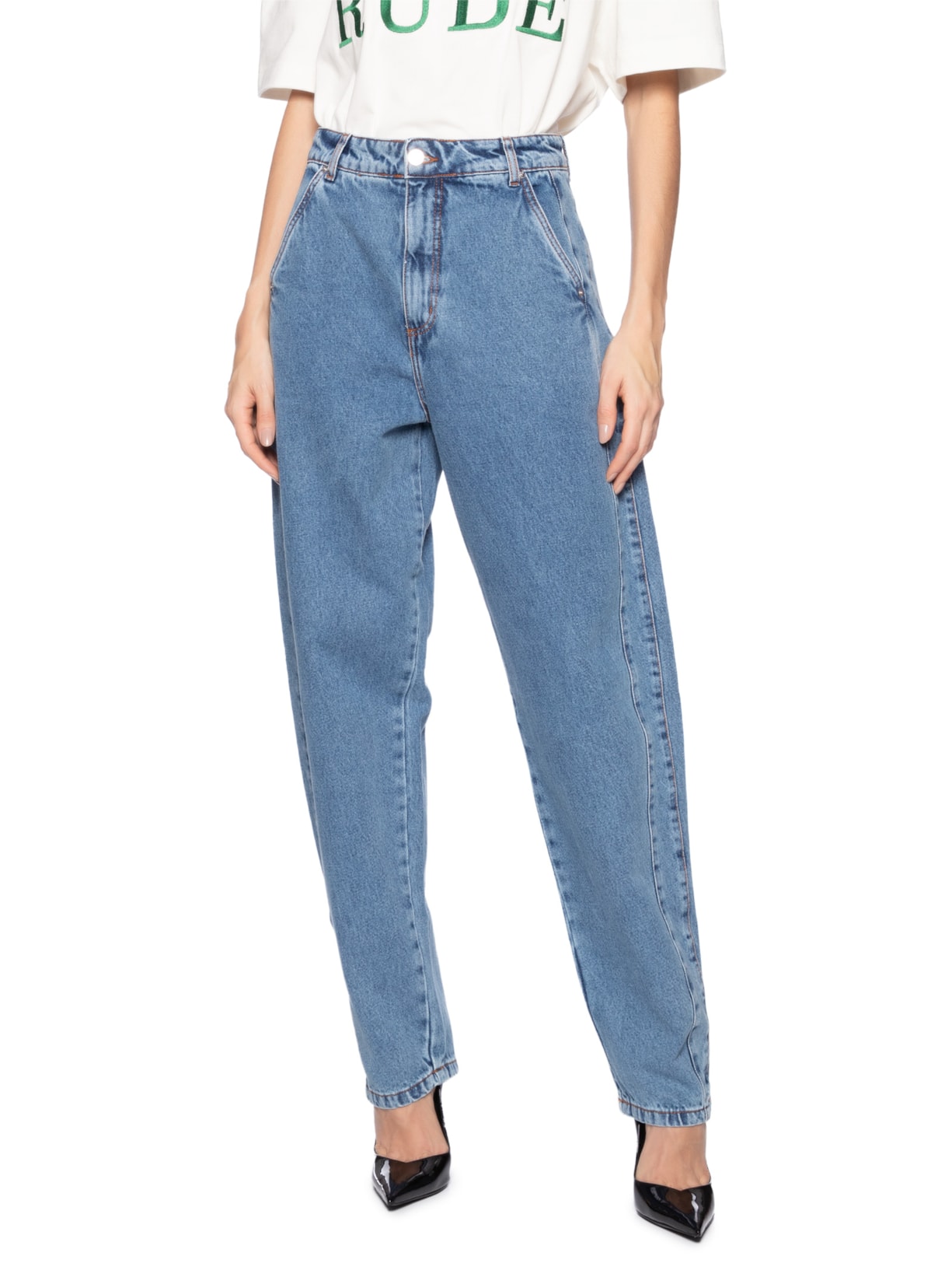 Calça Horsey Indigo Blue Azul Francesca