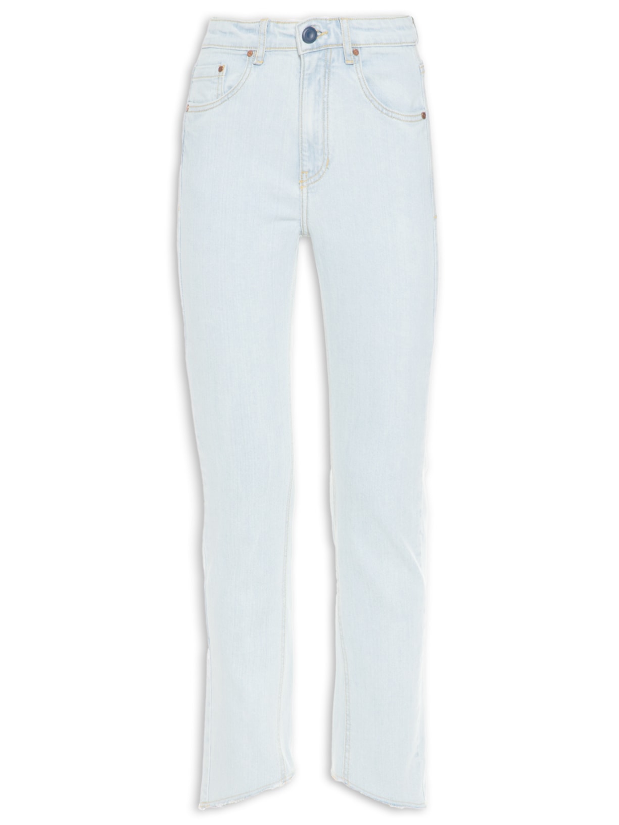 Calça Jeans Boot Capri Cool Delavê - Azul