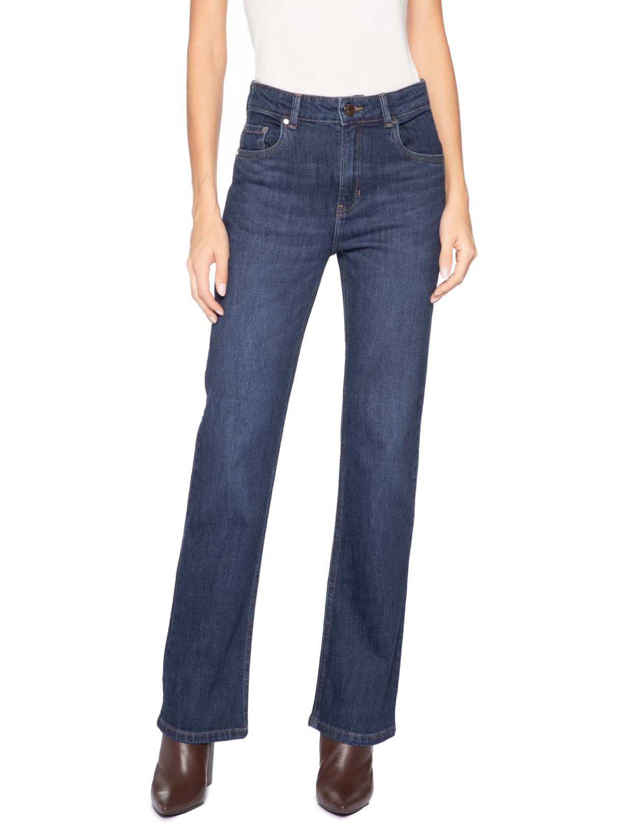 Calça Jeans Boot Vintage Feminina – Azul Animale