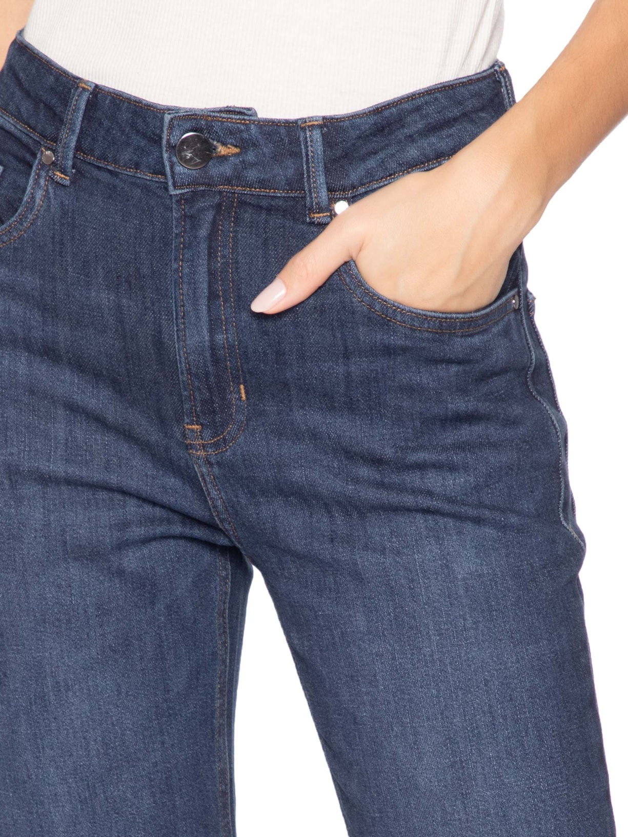 Calça Jeans Boot Vintage Feminina – Azul Animale