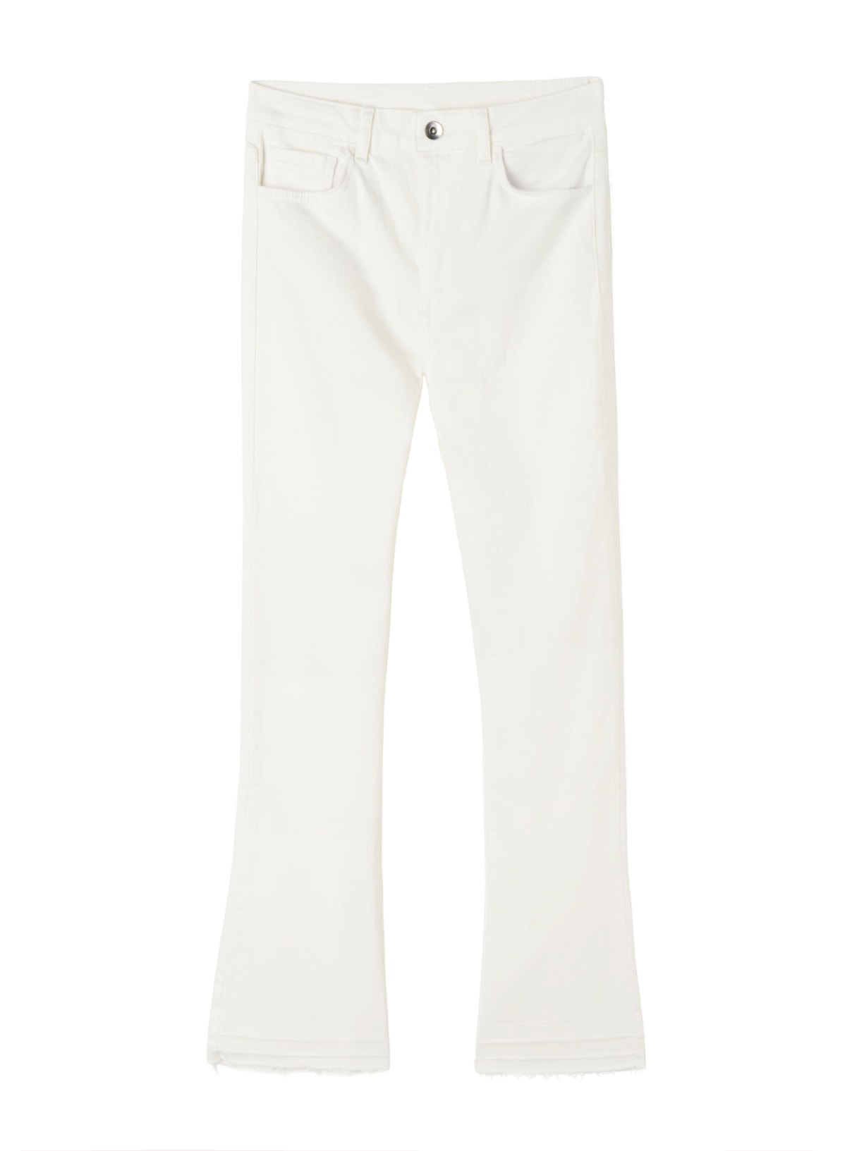 Calça Jeans Cropped - Branco